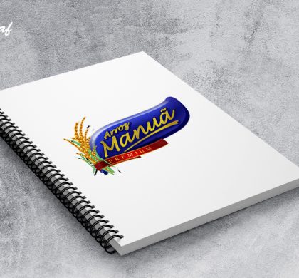 Inovegraf produz caderno para Arroz Manuã