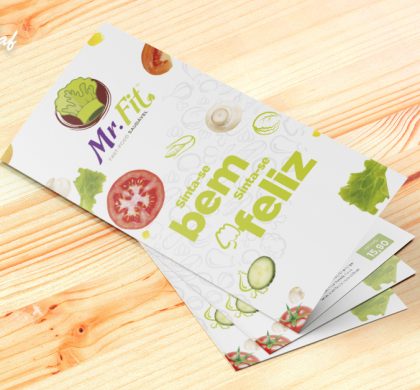 Inovegraf produz cardápio para Mr. Fit