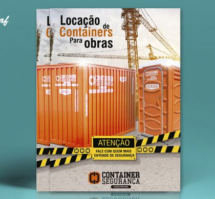 Folhetos refilados produzido pela InoveGraf para a Container Segurança